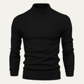 Men's Slim-Fit Turtleneck Jumper – Cotton-Blend Knit