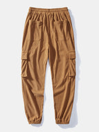 Men's Teddy Fleece Jacket and Corduroy Cargo Jogger Set