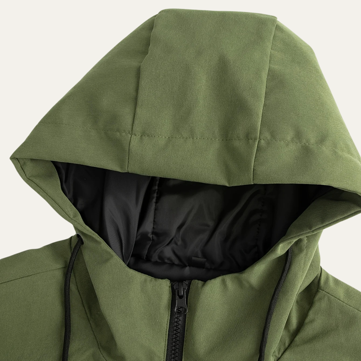 Men's Waterproof Longline Rain Jacket – Hooded, Windproof