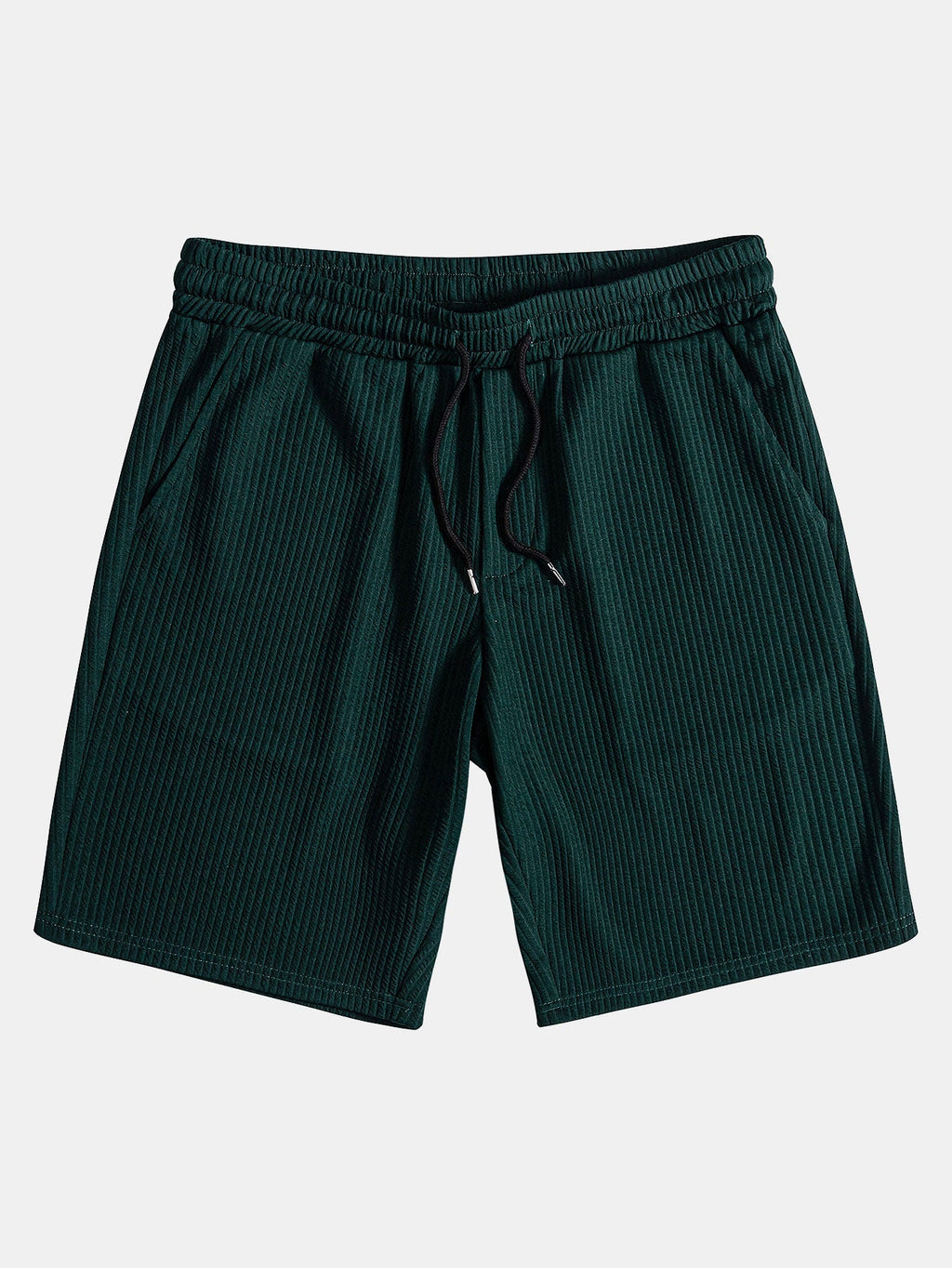Men's Muscle Fit Ribbed Shirt and Shorts Set
