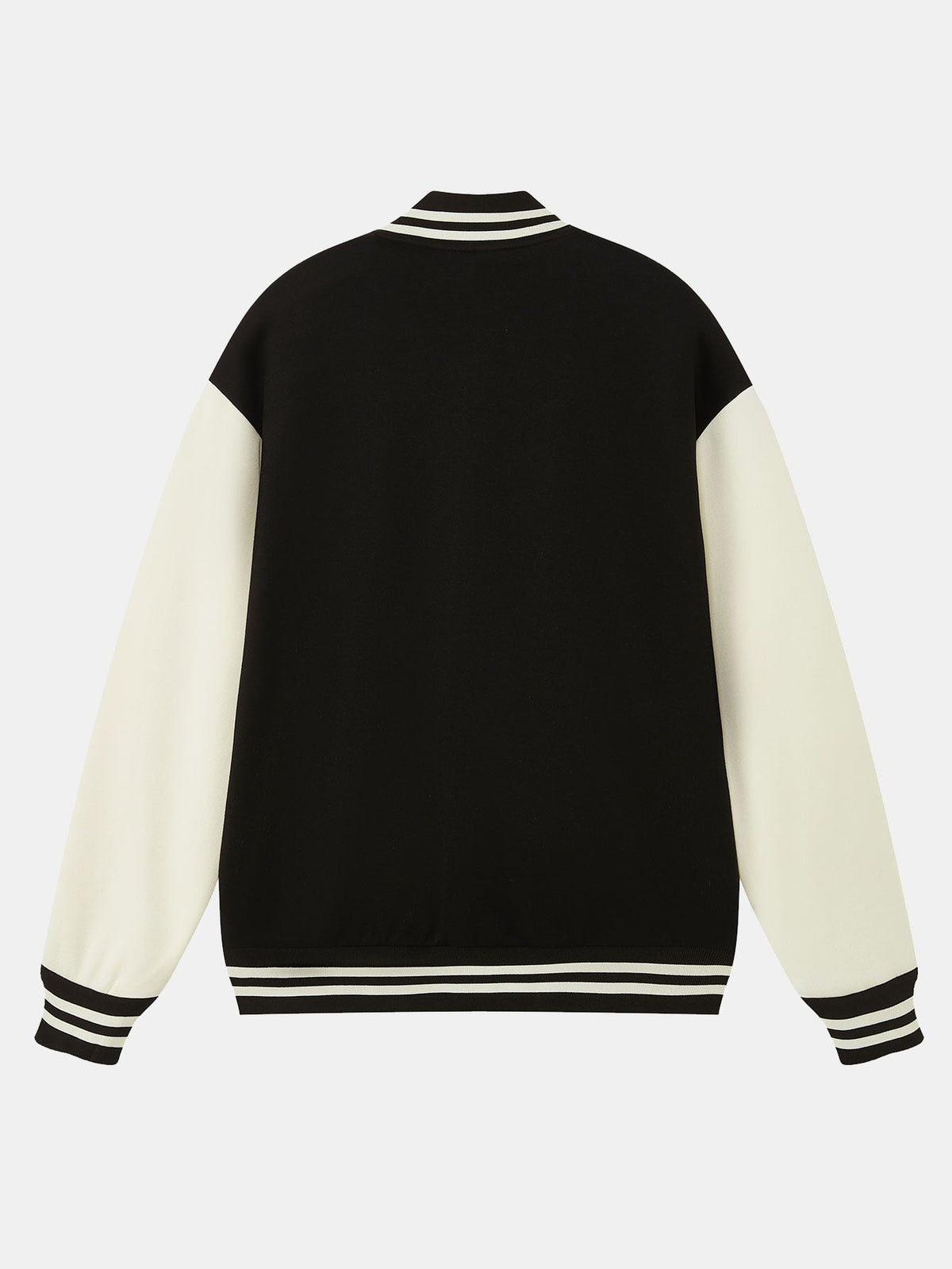 Men's Contrast Sleeve Varsity Baseball Jacket