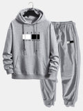 Men's Relaxed Hoodie Tracksuit – Cotton Blend Jogger Set