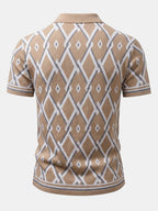 Men's Viscose Knit Shirt and Tapered Trousers Set
