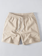 Men's Eyelet Jacquard Shirt and Shorts Resort Set