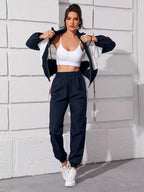 Women's Two-piece Trouser Lounge Set with hood