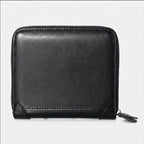Men's leather-look RFID Wallet – Large-Capacity Zip-Around Card Organiser