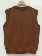 Men's Check Sleeveless Vest