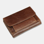Men's leather-look RFID Trifold Wallet – Vintage Compact Card Holder
