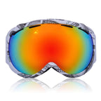 Men's Anti-Fog Ski Goggles – Mirrored Dual-Lens UV-Protective Snowboard