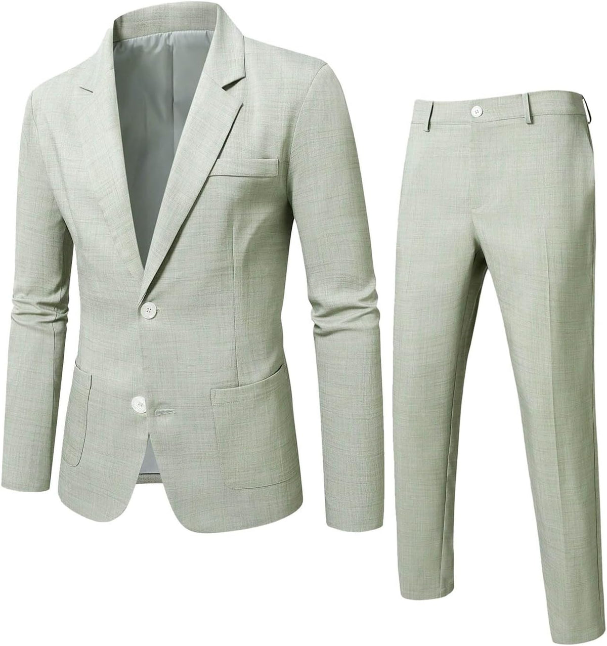Men's Lightweight Two-Piece Suit – Refined Tailoring