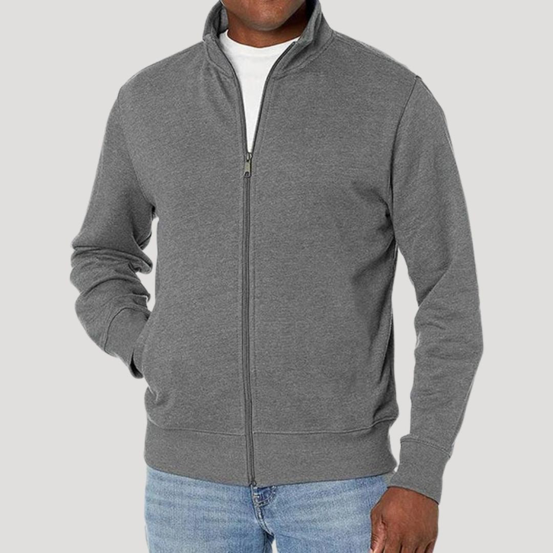 Men's Lightweight Zip-Up Jacket – Casual Spring Layer