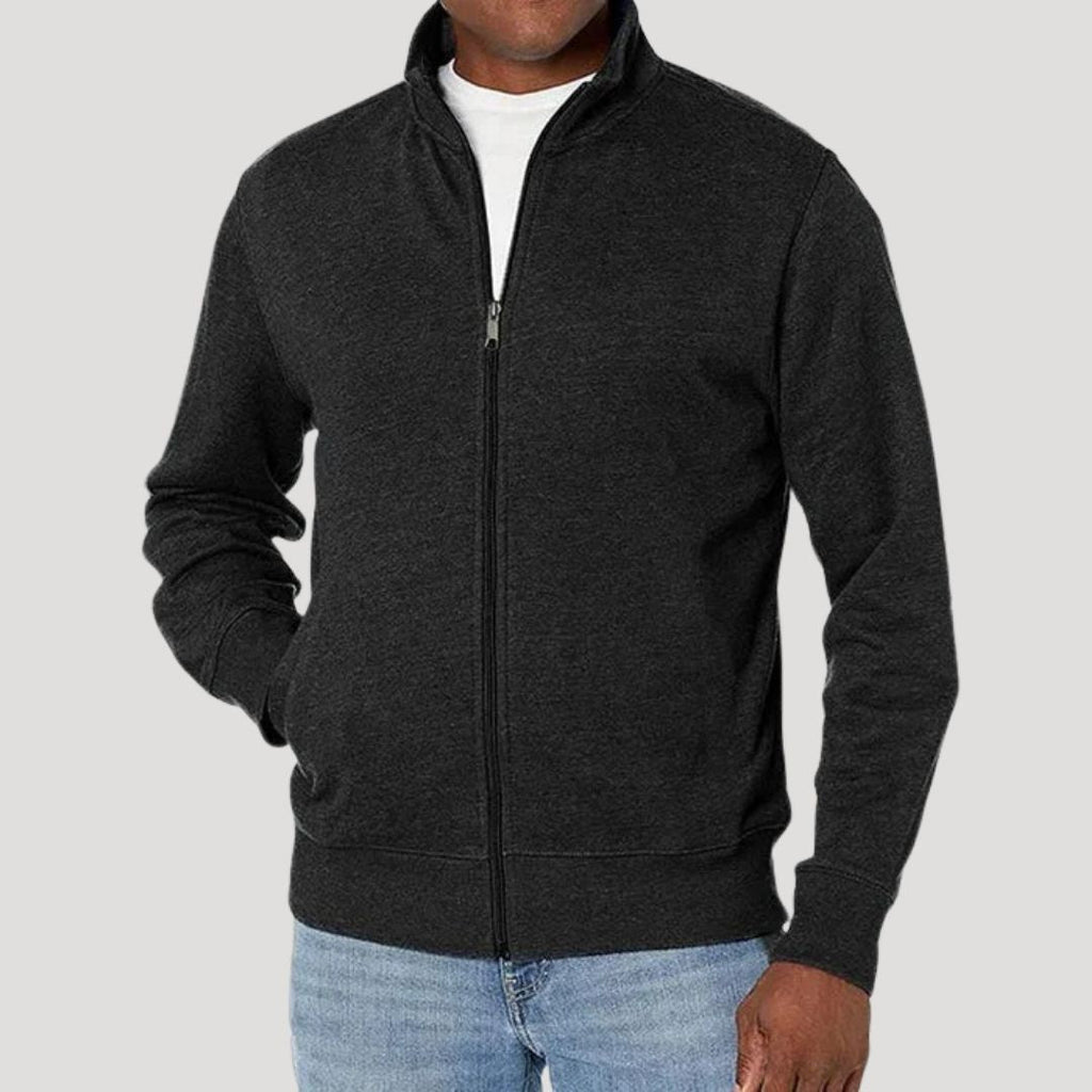 Men's Lightweight Zip-Up Jacket – Casual Spring Layer