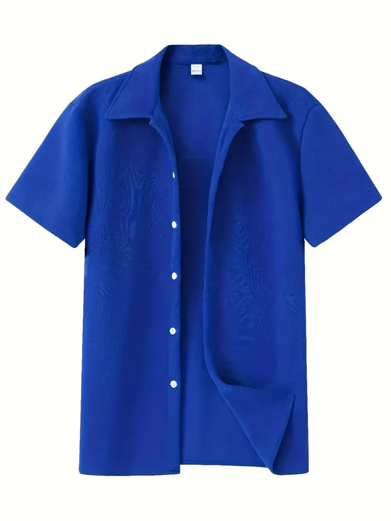 Men's Textured Short Sleeve Shirt