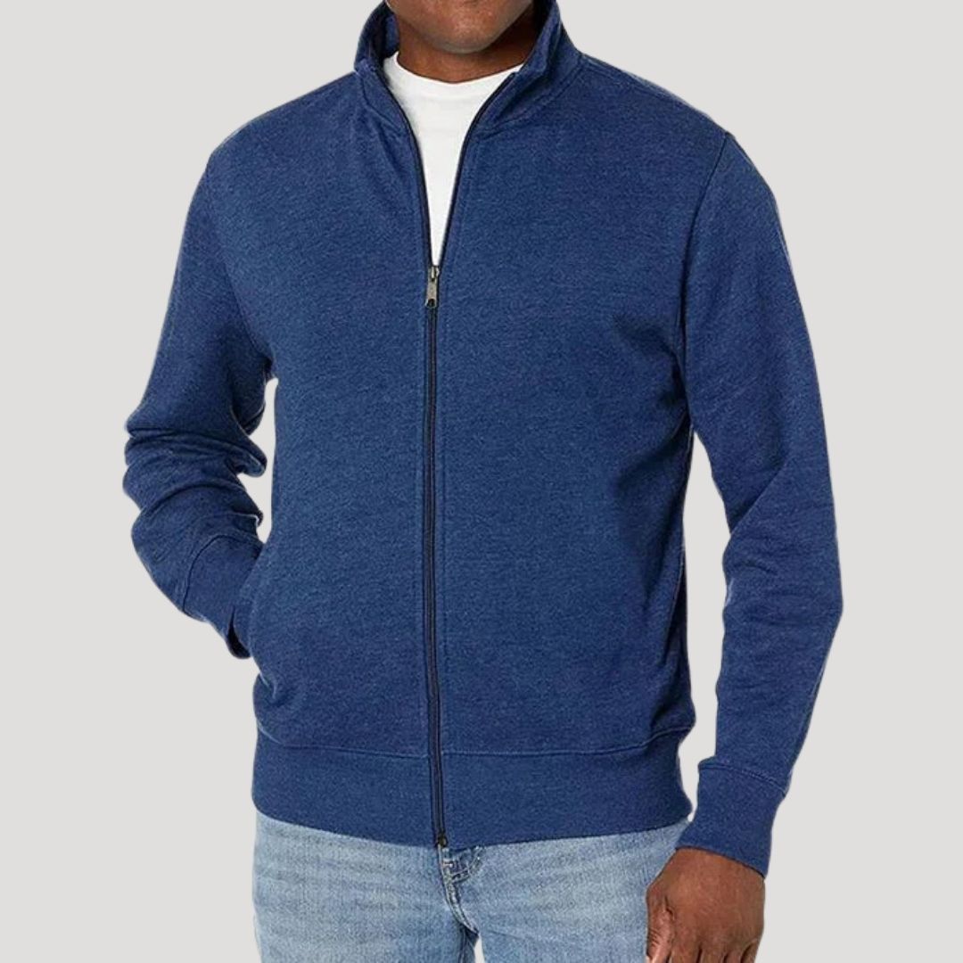 Men's Lightweight Zip-Up Jacket – Casual Spring Layer