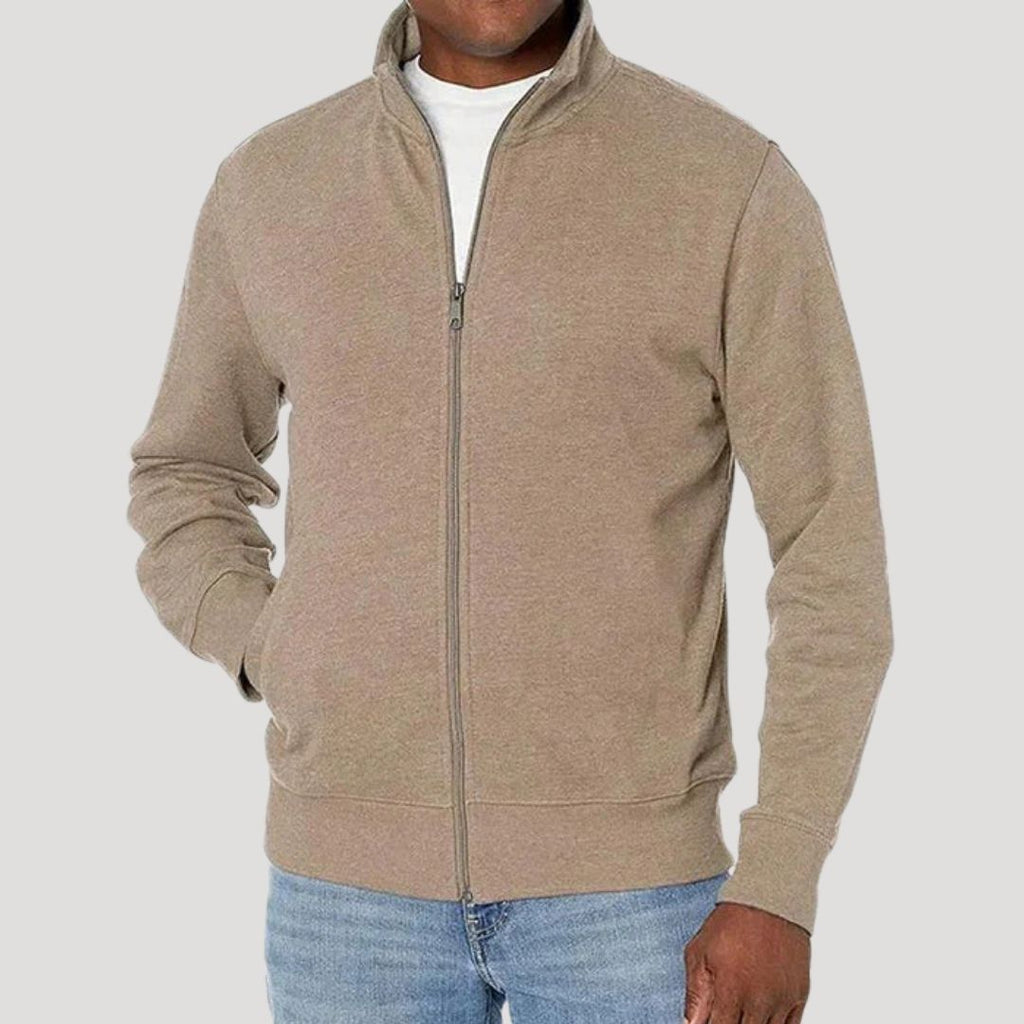 Men's Lightweight Zip-Up Jacket – Casual Spring Layer