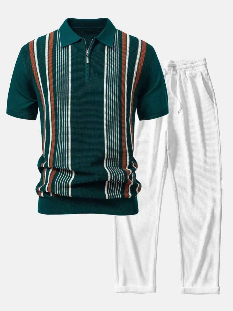 Men's Riviera Co-Ord Set – Clean Tonal Look