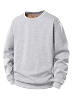Men's Teddy Fleece-Lined Crew Neck Sweatshirt