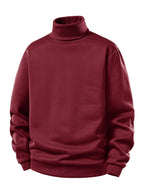 Men's Fleece-Lined Turtleneck Sweatshirt