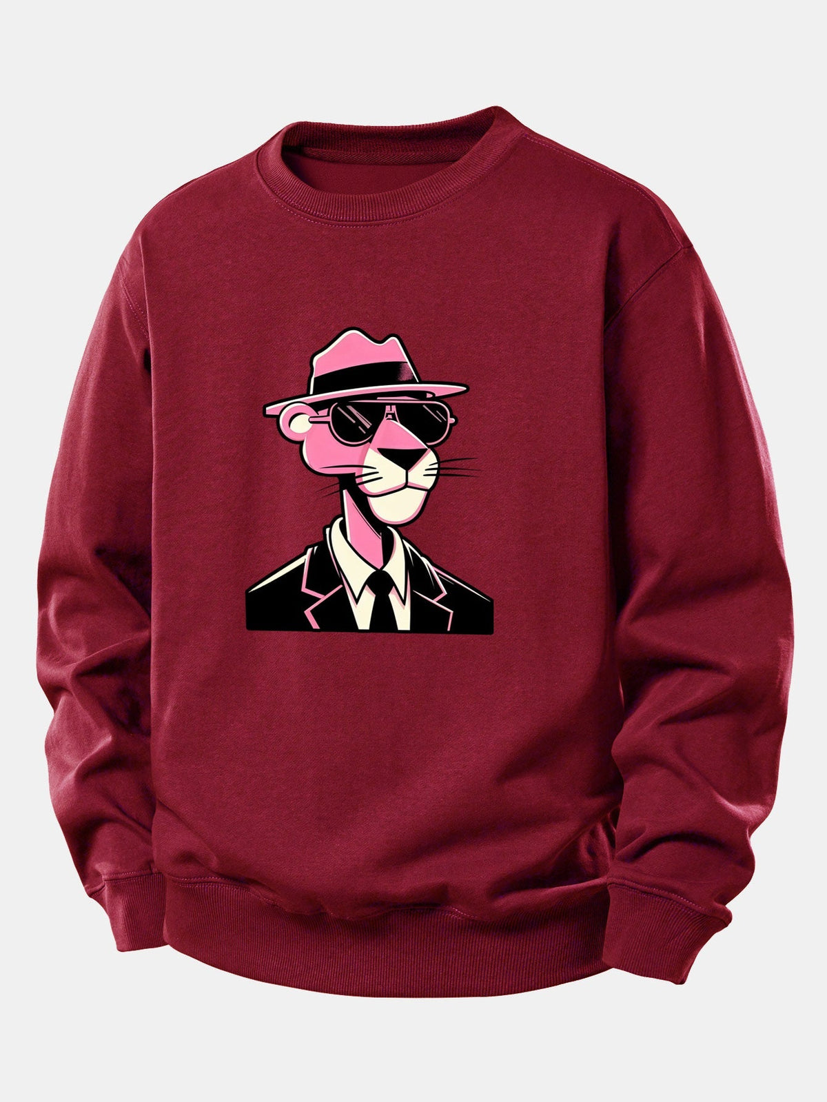 Men's Relaxed Fit Graphic Crew Neck Sweatshirt