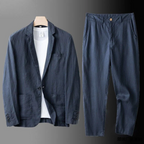 Men's Pure Linen Suit Set – Lightweight Shirt and Trousers