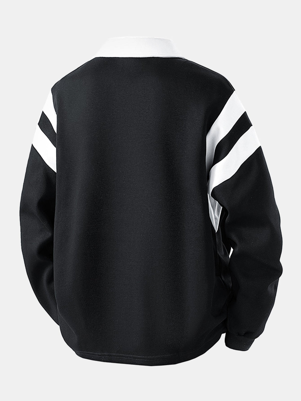 Men's Cotton Blend Quarter-Zip Polo Sweatshirt