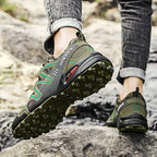 Men's Waterproof Low-Cut Hiking Shoes – Grippy Lightweight Outdoor Trainers