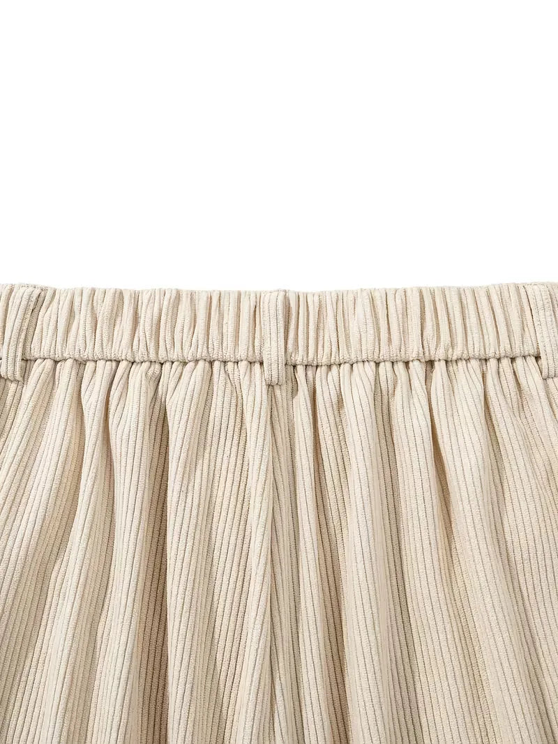 Men's Straight-Leg Corduroy Trousers