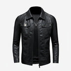 Men's Vintage leather-look Jacket – Durable Comfortable Stylish Classic