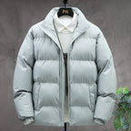 Men's Padded Stand-Collar Winter Jacket – Thick Insulated Outerwear