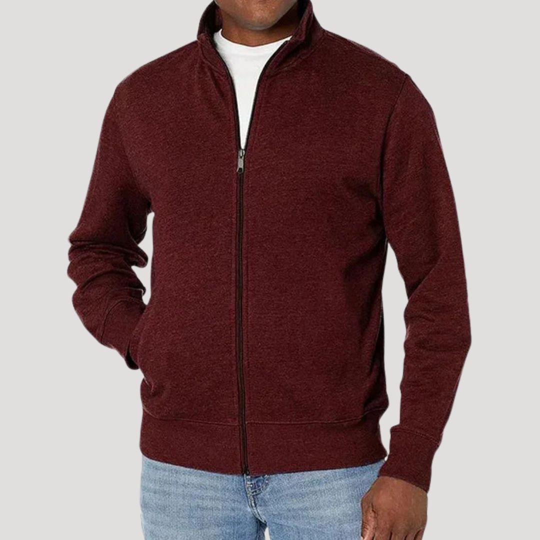 Men's Lightweight Zip-Up Jacket – Casual Spring Layer