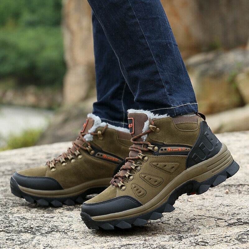 Men's Water-Resistant Winter Hiking Boots