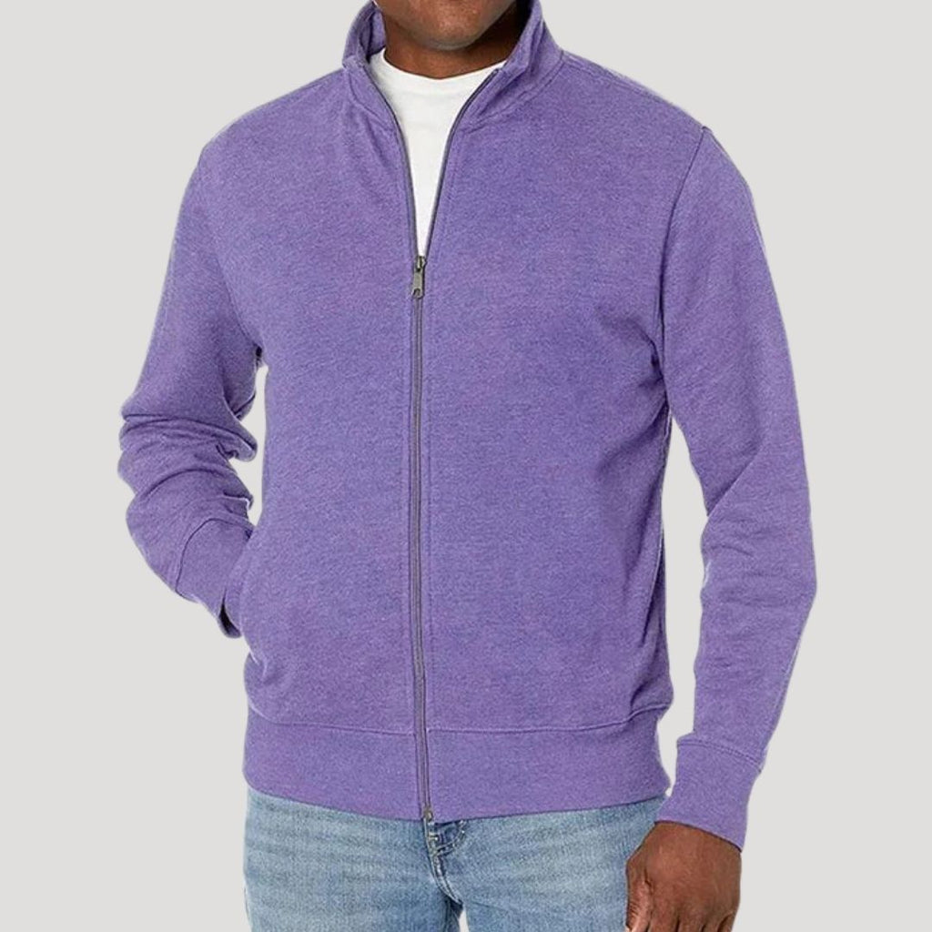Men's Lightweight Zip-Up Jacket – Casual Spring Layer