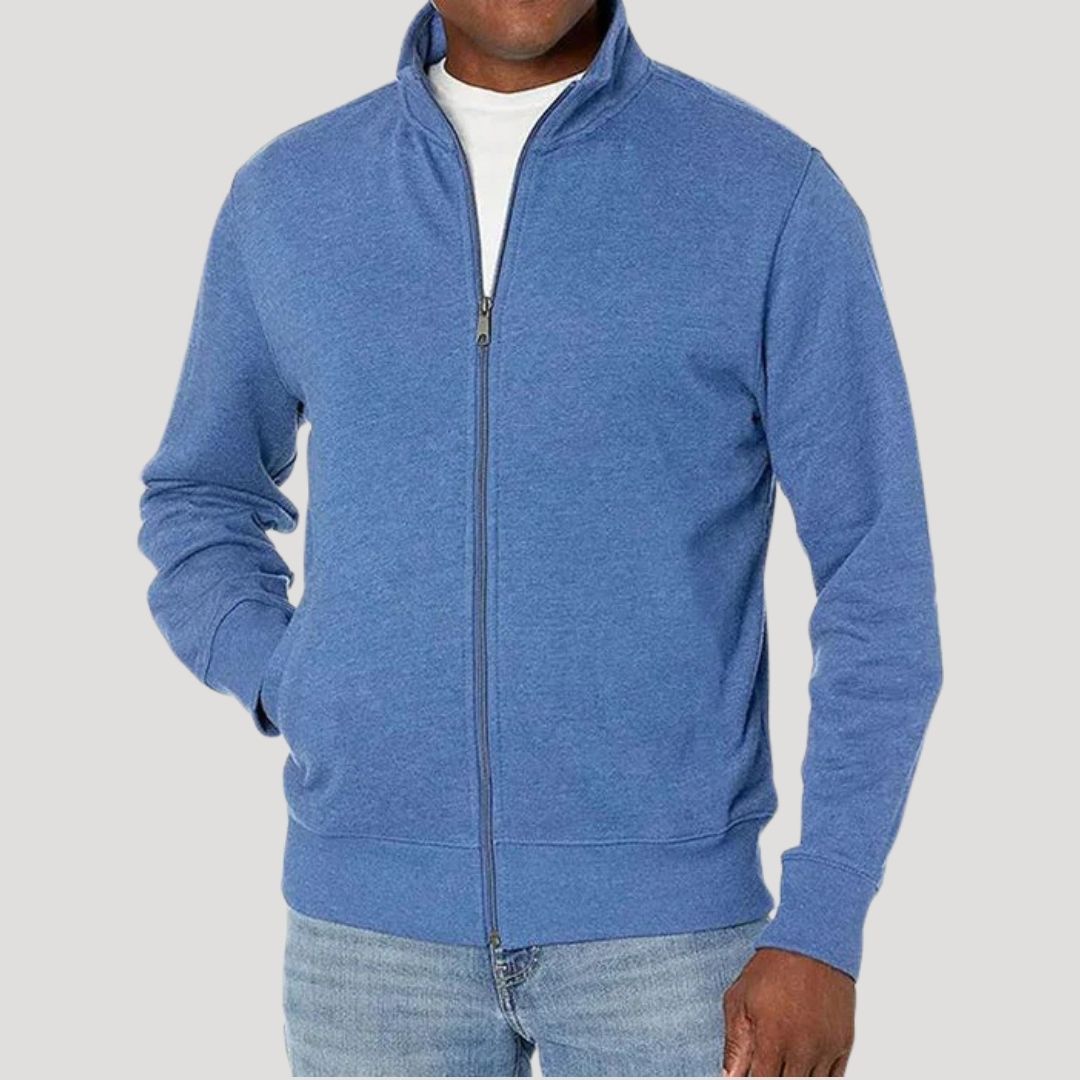 Men's Lightweight Zip-Up Jacket – Casual Spring Layer