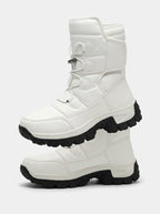 Men's Plush-Lined Snow Boots – High-Top Winter Boots
