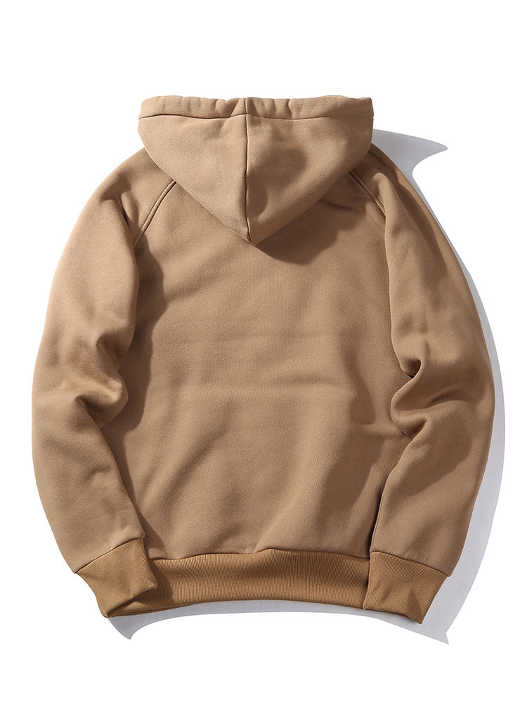 Men's Raglan Pullover Tracksuit – Regular Fit Hoodie and Tapered Joggers