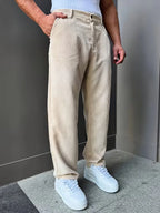 Men's Straight-Leg Corduroy Trousers