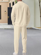 Men's Button-Up Bomber Jacket with Chest Pockets
