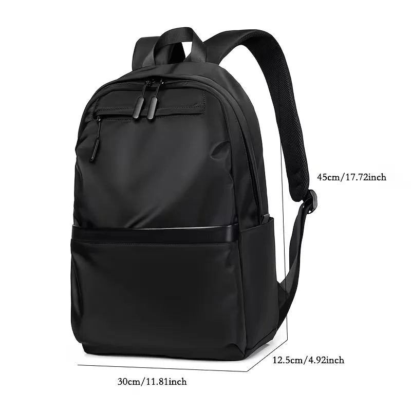 Multi-Pocket Oxford Backpack