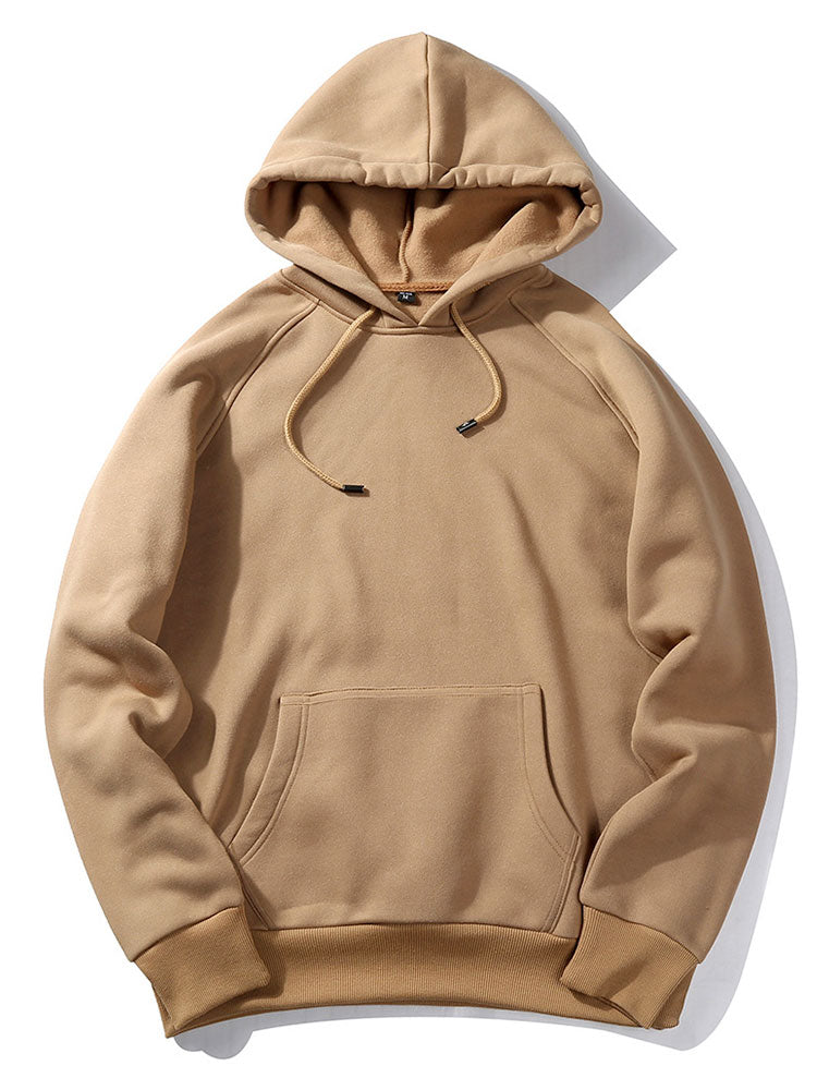 Men's Raglan Pullover Tracksuit – Regular Fit Hoodie and Tapered Joggers