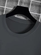 Men's Crew-Neck Longsleeve with Script Sleeve Print