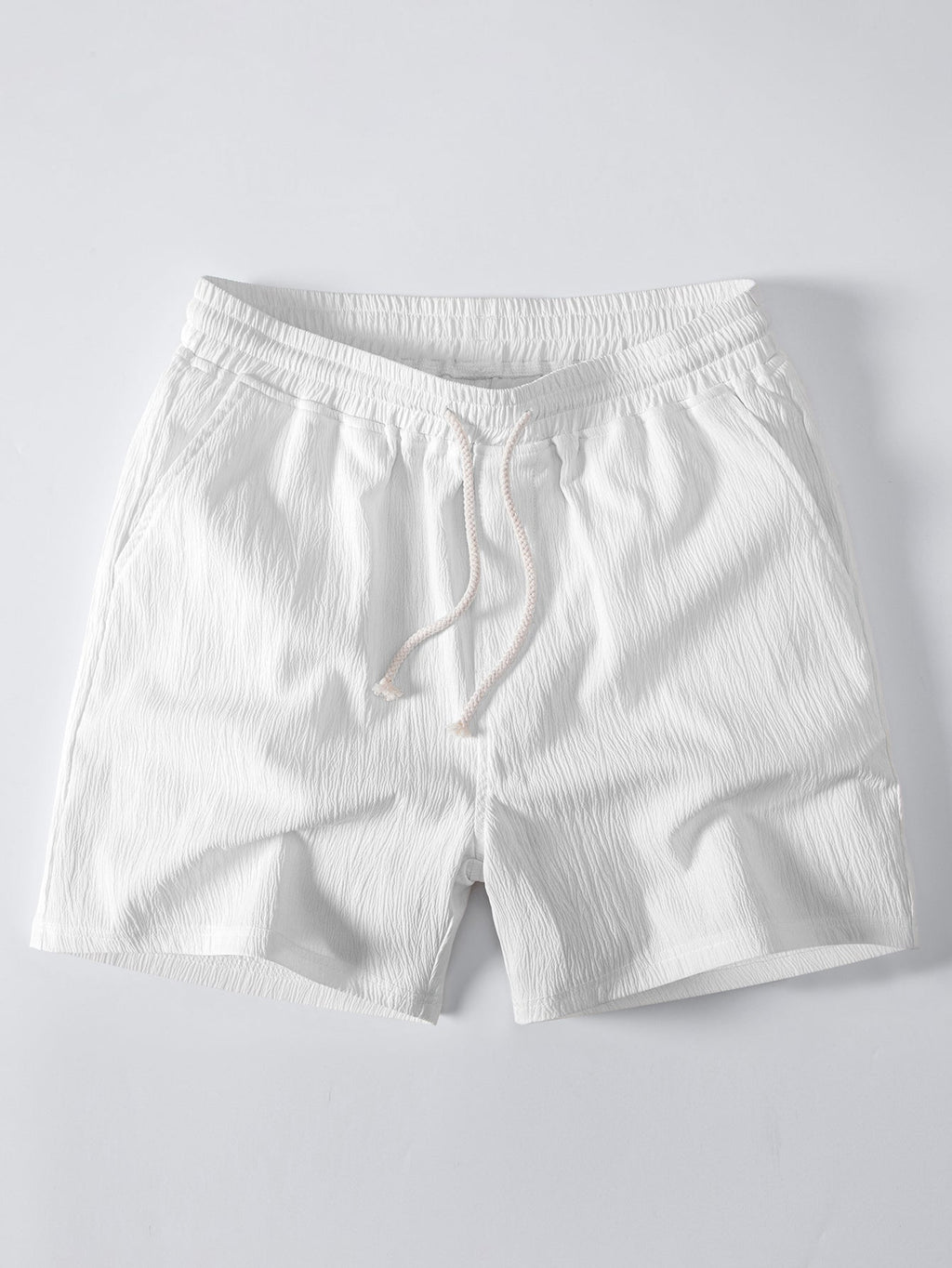Men's Eyelet Jacquard Shirt and Shorts Resort Set