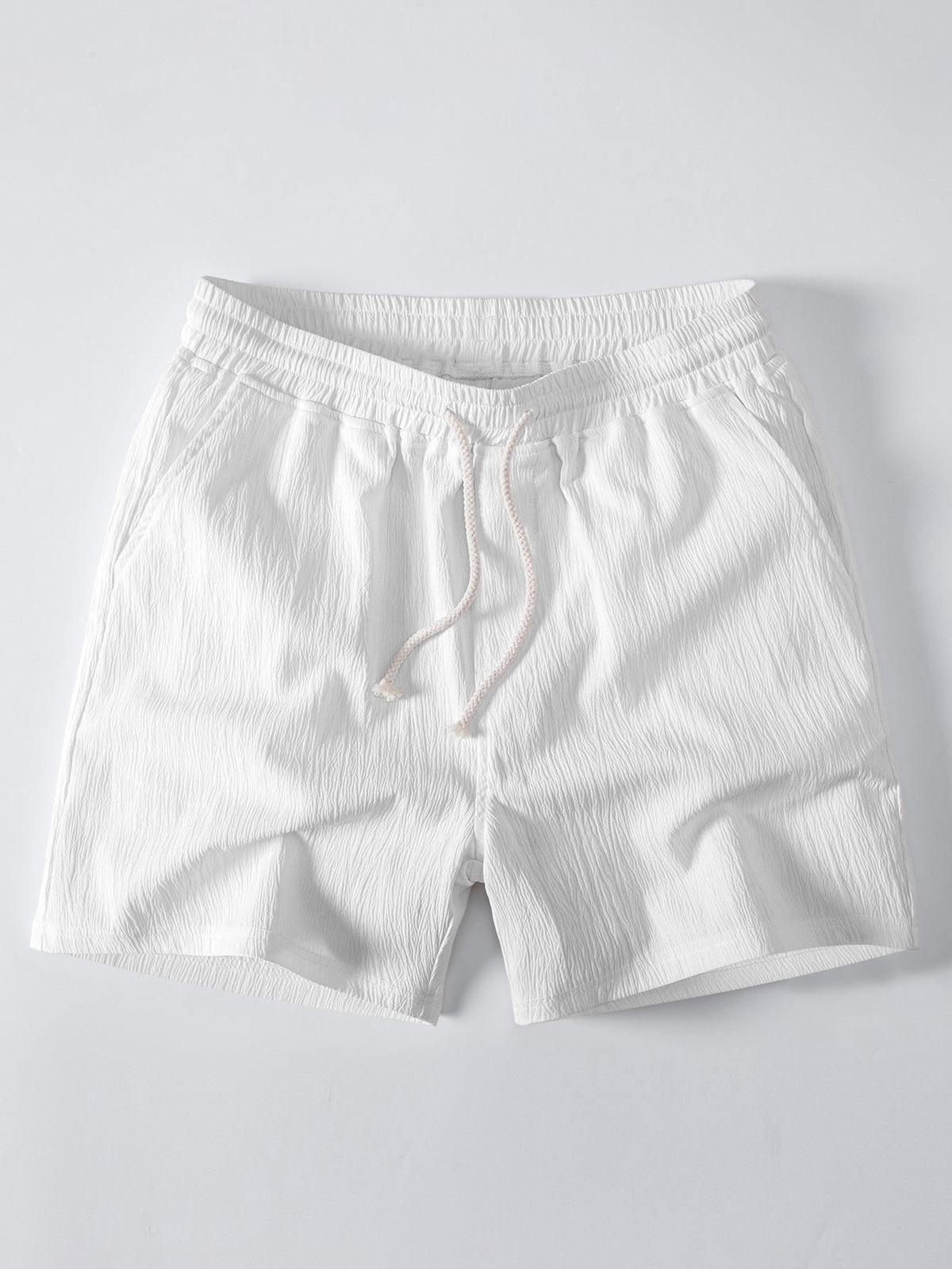 Men's Eyelet Jacquard Shirt and Shorts Resort Set