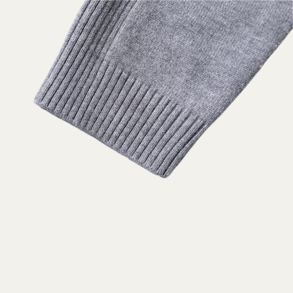 Men's Slim-Fit Turtleneck Jumper – Cotton-Blend Knit