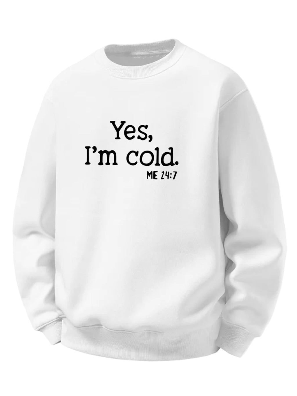 Men's Sherpa Fleece Lined Printed Sweatshirt