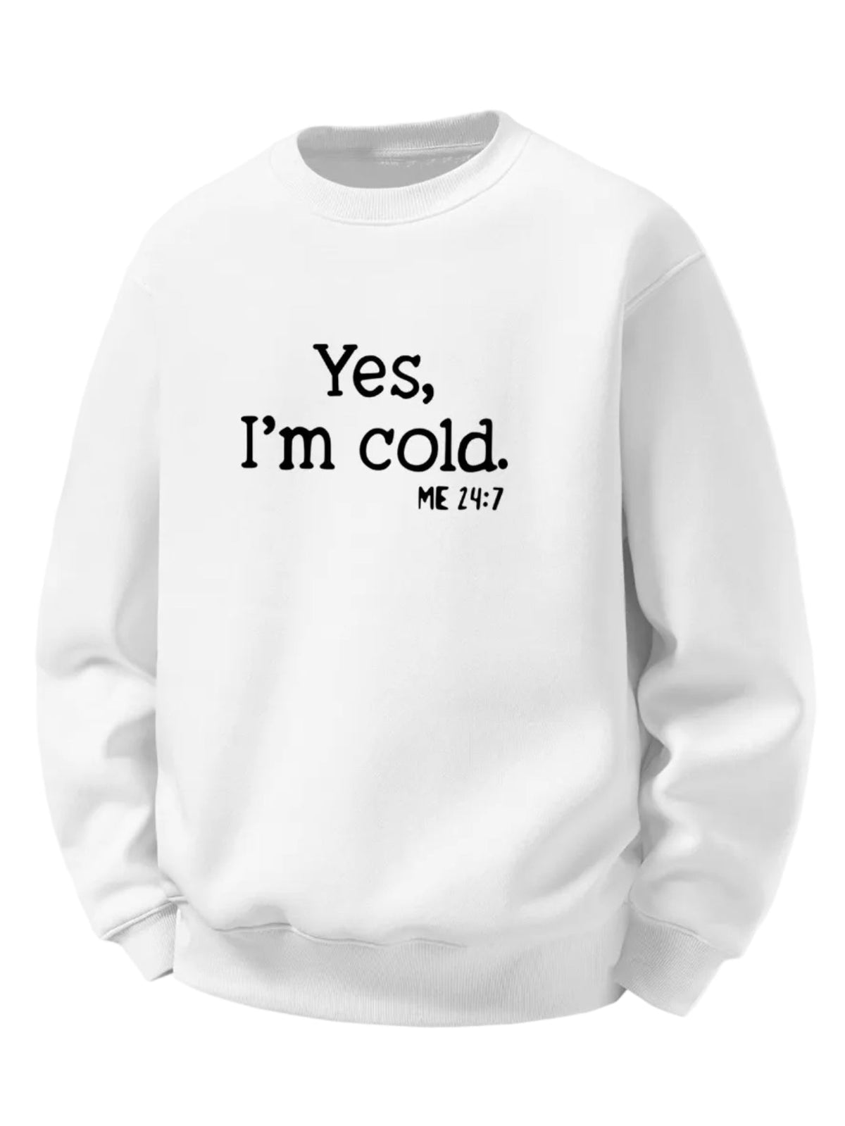 Men's Sherpa Fleece Lined Printed Sweatshirt