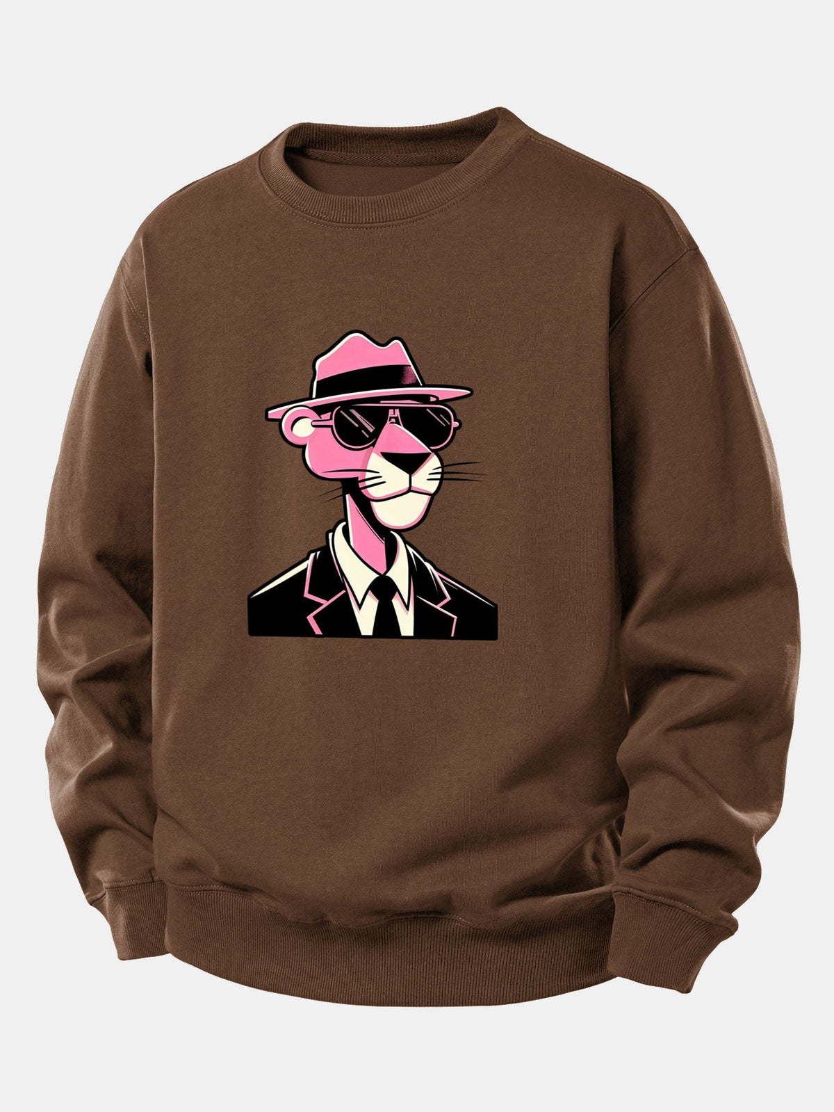 Men's Relaxed Fit Graphic Crew Neck Sweatshirt