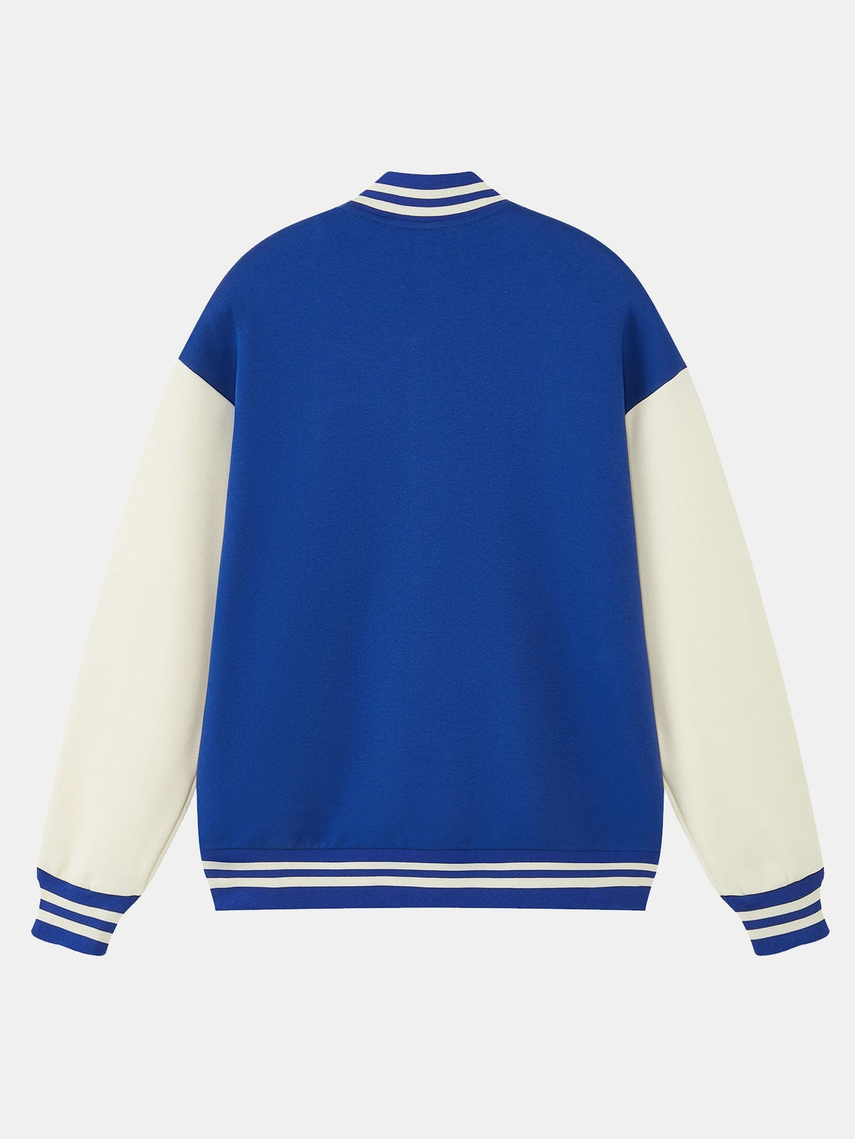 Men's Contrast Sleeve Varsity Baseball Jacket