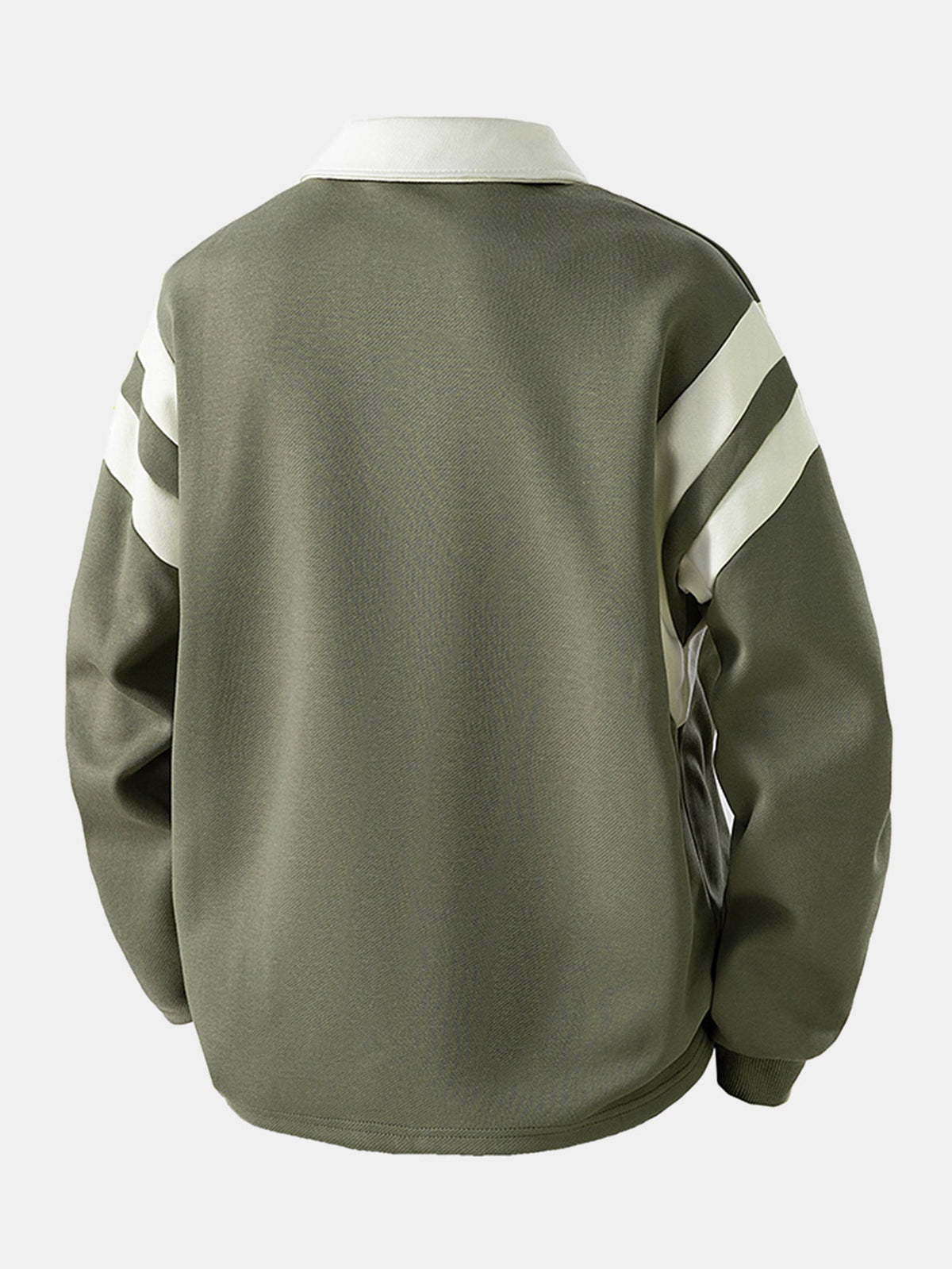 Men's Cotton Blend Quarter-Zip Polo Sweatshirt