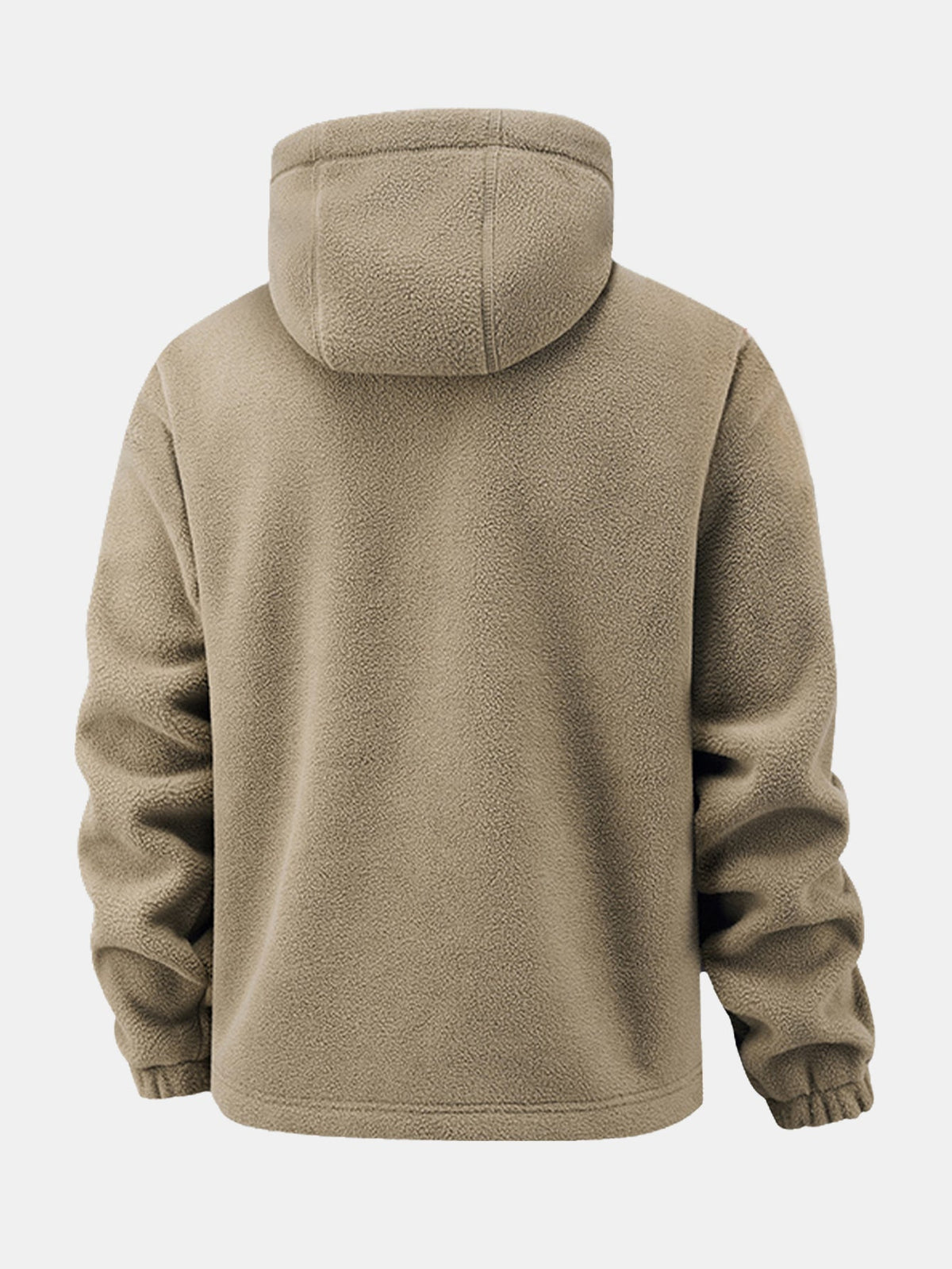 Men's Hooded Polar Fleece Jacket – Warm Full Zip Outdoor Layer