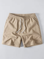 Men's Eyelet Jacquard Shirt and Shorts Resort Set